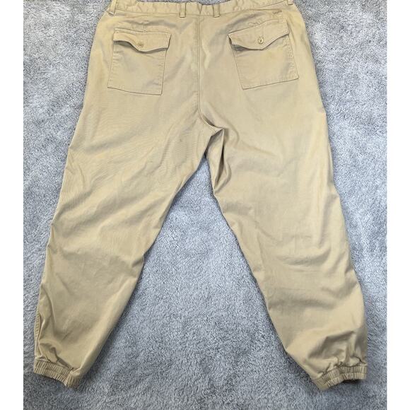 LACOSTE Regular Fit Jogger Khaki Cotton Pants sz 40 Men’s *read* 40x28 - Picture 2 of 10